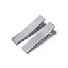 Pinza para el Cabello de Cinta de 3.5/4.7cm Cobertura Total Color Caramelo Pinza de Pato de Doble Punta Pasador Hecho a Mano DIY Accesorio para el Cabello Pinza Base Venta al por Mayor