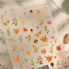 Arte de Hierro Otoño e Invierno Retro Plantas Pegatinas para Uñas Ts4252 Estilo Bosque Hoja de Arce Margarita Champiñón Pegatinas para Uñas
