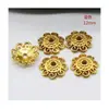 Plata del Tíbet aleación retro flor de toro tapa flor de toro oro antiguo plata del Tíbet toro accesorios para joyería DIY al por mayor