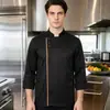 Ropa de Trabajo de Chef para Comedor de Hotel de Verano, Malla Transpirable, para Hombre, Set de Ropa de Trabajo para Cocina de Pastelería de Hotel