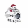 Panjia Nuevo Caliente Plata Calabaza Coche Fútbol Avión Cuentas DIY Accesorios Pulsera Pulsera