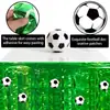EUA, Canadá e México Copa do Mundo Futebol Preto e Branco DIY Adesivos Saia de Mesa Festa de Aniversário Decoração de Mesa Borla de Futebol Cortina de Mesa