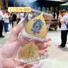 Pegatina para Teléfono Móvil Thangka del Dios Guardián de Oro Puro 999, Pegatina de Protección del Zodíaco para el Año de Nacimiento, Regalo Creativo, Souvenir al por Mayor