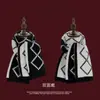 Versátil Novo Outono e Inverno 2025 Ano Novo Presente de Natal Cachecol Vermelho Tricô Cor Sólida para Mulheres Inverno Quente Estilo Japonês
