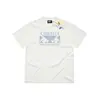 Venta al por mayor de fábrica Camiseta de manga corta Corteiz American High Street para hombre Azul Estampado RULES THE WORLD