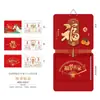 Calendario Doble Nuevo 2026 de Alta Gama para Arrancar, Calendario Chino Tradicional con Carácter de Bendición Tridimensional, Estilo Chino para Colgar en la Pared, Regalo