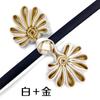 Fivela de crisântemo fivela de cheongsam crisântemo redondo botão de roupa infantil estilo étnico adesivo de casamento botão de caixa de presente fivela estilo chinês baixi