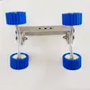 Remolque para Yates, Lanchas Motoras, Botes Inflables, Juego de Rodillos de Goma, Rodillo Azul, Accesorios para Remolque de Yates, Rodillo de Plástico para Remolque