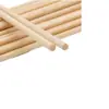 Venta al por mayor de palitos de bambú de fabricante con un diámetro de 0,6-1,2 cm, palitos redondos, palitos pequeños redondos de madera hechos a mano, brochetas de bambú para manualidades, materiales de bambú