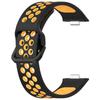 Adecuado para Huawei Watch Fit3 4Pro Correa de Reloj de Silicona Bicolor Huawei Fit4 Pulsera con Orificios Transpirables