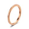 Explosiones de AliExpress Anillo Simple Giratorio de Acero de Titanio de 2 mm Anillo Exfoliante Anillo de Acero Inoxidable Japonés y Coreano para Mujeres