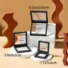 Caja colgante de película de PE de color de moda, película transparente, a prueba de polvo, para exhibir y empaquetar monedas, joyas y otros coleccionables