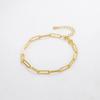 Pulseira Brilhante Galáxia de Prata Esterlina 925 Japonesa e Coreana para Mulheres Design de Nicho Ins Pulseira Retangular com Cruz Embutida Brilhante