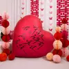 Decoración de Habitación de Boda, Globos Desinflables Gigantes con Forma de Corazón, Decoración de Sala de Estar, Suministros para Bodas, Accesorios para Fotos de Escena de Compromiso, Boda