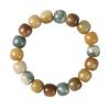 Ecología Original Natural Colorido Rosario de Raíz de Bodhi Duobao Envoltura para Dedo Suave Bandeja para Jugar para Hombres y Mujeres Color Macarrón Pulsera de un Círculo