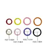 Pintura en Aerosol Hebilla de Resorte de Metal Anillo de Colores Terminal de Anillo Accesorios de Ferretería para Equipaje Hebilla de Anillo Abierto Llavero Resorte de Metal