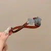 Pinza para el pelo de cuentas estilo coreano para mujer, pinza de tiburón elegante, pinza de torsión, accesorio para el pelo de Yiwu, pasador