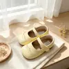 Zapatos Blancos de Cuero para Niñas Zapatos Individuales Retro para Niños 2026 Novedad Primavera/Verano Zapatos para Bebés Niñas Mocasines de Princesa