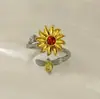 Anillo Giratorio de Plata Tailandesa para la Ansiedad Anillo para el Dedo Índice Multi-Círculo Cuentas de Transferencia Auspicioso Transferencia Moda Coreana Regalo para Novia
