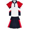 Bordado Rosa Verão 2023 Novo Estilo Uniformes Esportivos para Alunos do Ensino Fundamental e Médio Uniformes Escolares Infantis Uniformes de Jardim de Infância Uniformes de Turma Macacões de Apresentação