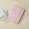 Cartera de mujer estilo coreano Ins Cartera de mujer estilo coreano estilo Chanel Cartera de mujer estudiante de gran capacidad de color sólido simple
