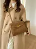 Bolso Cruzado Retro Esmerilado Bolso de Mujer Bolso de Hombro para Viajes de Negocios de Alta Gama Estilo Nuevo Bolso Cuadrado Pequeño de Gran Capacidad para el Trabajo