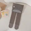 Leggings de invierno para niños de alta elasticidad, nuevo para otoño, con rayas verticales, protección catiónica en la cintura, ropa exterior elegante, con pies, venta al por mayor de fábrica