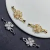 Retenção de Cor Forte, Fivela de Pérola Diamantada Completa, Pulseira de Cristal Feita à Mão, Acessórios de Joias DIY, Contas