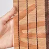 Persiana de Bambu Japonesa Instalação Sem Furos Cortina de Proteção Solar Sala de Chá Varanda Estudo Divisória Levantamento Cortina de Bambu Blackout