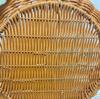 Rattan como cesta de armazenamento de pá de bambu pãezinhos cozidos no vapor cesta de pão cozido no vapor pá de secagem cesta de lavagem bandeja de frutas tecida à mão