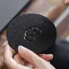 Porta-copos de Feltro Redondos Espessos para Uso Doméstico, Porta-copos de Feltro com Isolamento Térmico, Porta-bule de Feltro Absorvente para Casas de Chá e Hotéis, Atacado