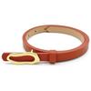 Cinturón de Mujer de Verano Nuevo Nicho de Gama Alta 1.5cm Simple Moda Versátil Cinturón de Vestir para Mujeres