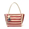 Bolso Tote Grande de Paja Tejida para Mujer, Nuevo Bolso de Hombro Casual Simple de Moda para Estudiantes Universitarios y para Ir a Clase