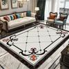 Alfombra Estilo Moderno Transfronterizo Sala de Estar Lujo Ligero Manta para Mesa de Centro Habitación Sofá Alfombra de Terciopelo Cristal