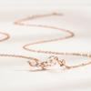 Collar de Plata Esterlina S925 Flor Weiyang para Mujer Verano Accesorios de Lujo Ligero Diseño Nicho Cadena Avanzada para el Cuello Cadena Clavícula Nácar