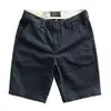 Recomendados: Shorts de Trabajo de Algodón Puro de Alta Calidad, Resistentes, Elegantes, Lavado Vintage, de Longitud Media para Moda Urbana para Hombres