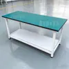 Bancada de Trabalho Anti-estática de Camada Dupla para Oficina, Mesa para Reparo de Computador e Celular, Mesa de Embalagem, Mesa de Operação com Gavetas