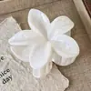 Pinza para el pelo con lazo para cabello fino, horquilla floral vintage de otoño e invierno, nueva y linda pinza de garra 2025