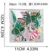 Adesivos de Tecido Bordados Floresta Fantástica Adesivos de Patch de Animal Cartoon Adesivos de Patch de Tigre Crocodilo Patch Bordado em Computador Ganso Selvagem