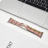 Adecuado para Apple Watch 78910 Generación Correa de Lana con Hebilla Magnética H 42mm 46mm Pulsera de Cuero
