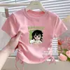 Camiseta Manga Curta 100% Algodão Puro para Meninas, Novo Estilo de Verão, Peça Versátil para Crianças, Camada Base Estilosa para Bebês e Crianças Pequenas