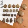 Xujiang Retrô Versátil Natural Madeira Asa de Frango Coração de Madeira Concha Gota d'Água Contas Soltas Acessórios para Joias DIY Material para Miçangas