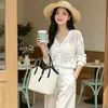 Bolsa Tote de Grande Capacidade, Novo Estilo Casual para o Dia a Dia, Férias na Praia, Bolsa de Ombro, Estilo Coreano, Tecida, Moderna, Versátil