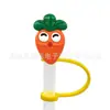 Novos acessórios para namoradas Tubo de sucção Manga Tampa de sucção Silicone Plugue de poeira Bonito Anime Party Straw Decoration Produtos transfronteiriços