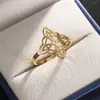 Nuevo Anillo de Bruja Celta de Acero Inoxidable con Diamantes, Popular en Europa y América, Joyería de Mano Personalizada de Moda Retro