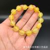 Pulsera de ágata roja ágata calcedonia pulsera de anillo único simple para hombres y mujeres pulsera de cuentas de Buda bienestar en vivo