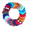 Paquete individual gorro de natación gorro de natación para hombre y mujer de tela monocolor de nailon/poliéster tela para traje de baño gorro de natación al por mayor