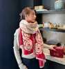Bufanda de Lana Suave y Amigable con la Piel para Mujer, Nueva para Otoño/Invierno, Engrosada, a Cuadros, con Borlas, Atractiva, Versátil, Calentador de Cuello, para Viajes Diarios, Cálida