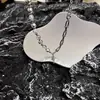 Collar Cruz Europeo y Americano para Hombre Acero de Titanio Color Duradero Hip Hop Estilo Caliente Gama Alta Versátil Personalidad Simple Accesorios para Mujer