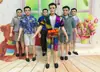 Ropa para Muñeco Ken de Hombre Traje de Príncipe Ken Ropa Deportiva Conjunto de Dos Piezas Top Pantalones Camisa Niños
